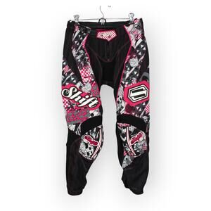 Sz 8 SHIFT Racing Motocross Dirtbike Vixen Pants Pink•Black Padded